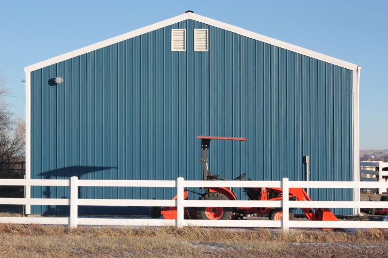 Metal Barn Siding Installation